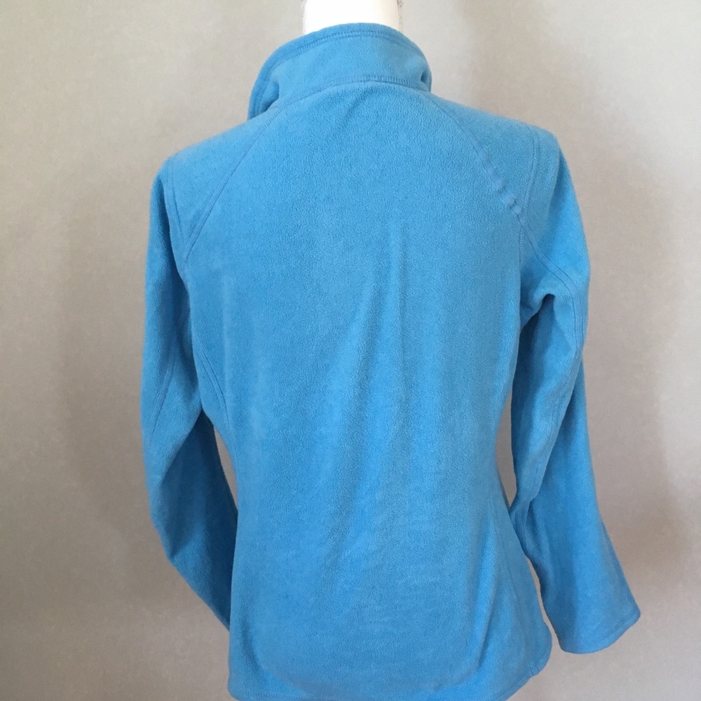 The North Face Women's Light Blue Quarter-Zip Fleece Pullover - Picture 2 of 2
